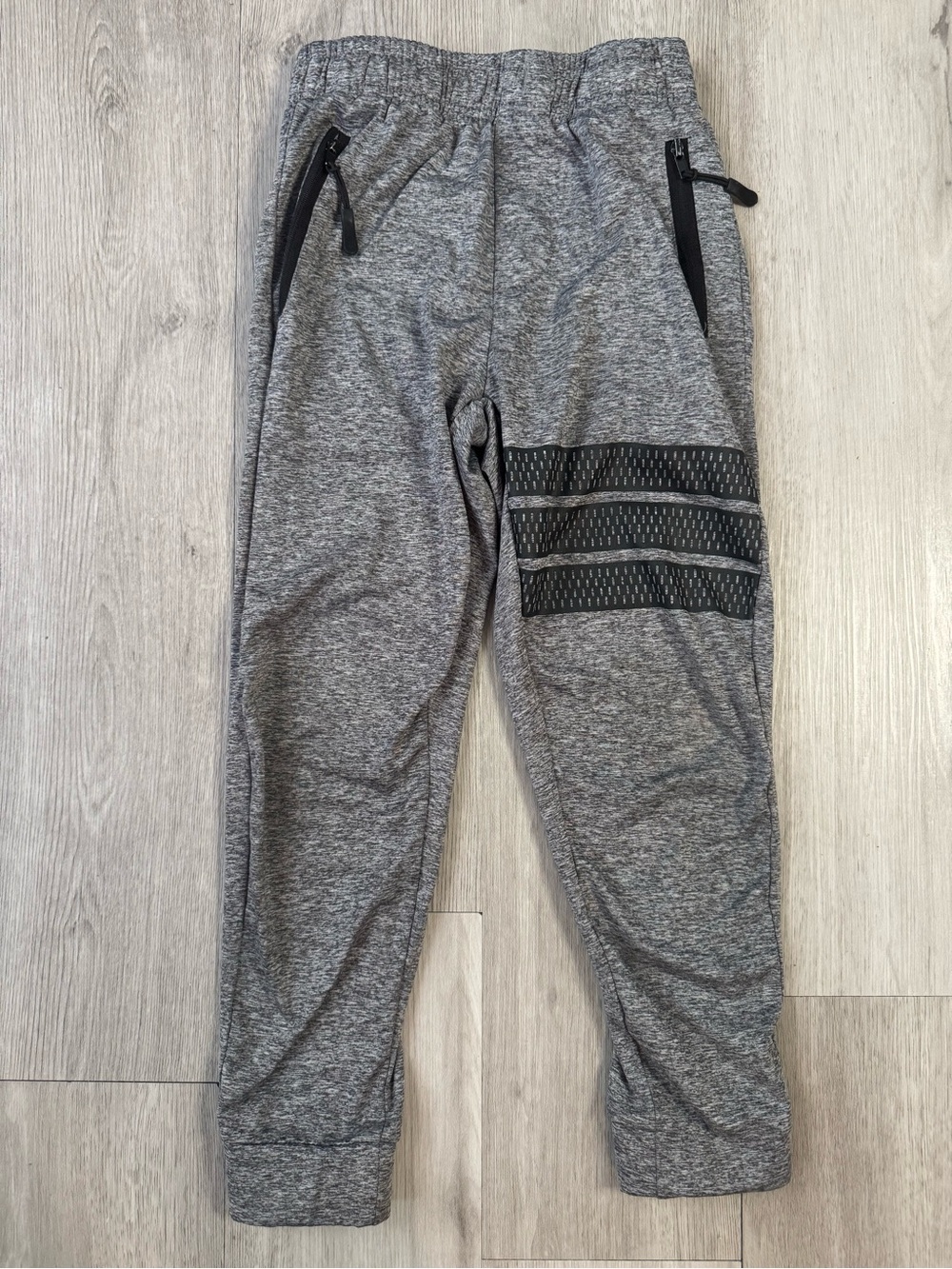 Public Record Boys Gray Black Sweatpants Joggers Size 6 Little Boy Small